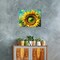 Sunflower Paint by Numbers for Adults Retro Abstraction Flower Adults' Paint-by-Number Kits, Paint by Number Kits On Canvas with Brushes and Pigment, 16x20 Inch